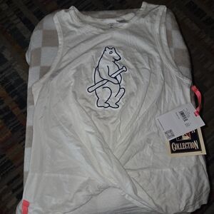 NEW Chicago Cubs Bat Bear Cooperstown Collection Lusso Tank SMALL